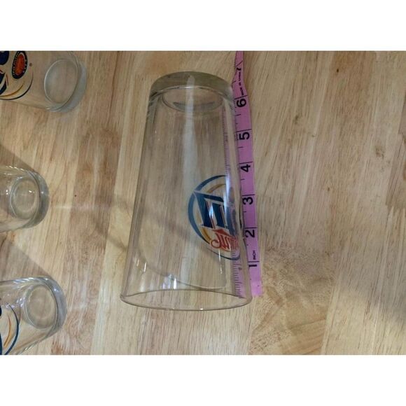 Set of 5 6” Miller Lite Beer Glasses - Picture 5 of 7